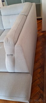 Rozkládací rohový gauč s úložným prostorem - 10