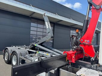 Scania G 410 LB-6x2–Hákový nosič kontejnerů+HR-HMF 2620 K5 - 10