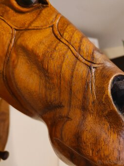 Drevený záves konskej hlavy - 10