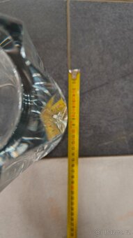 Váza Baccarat France 24cm, váha 4,27kg - 10