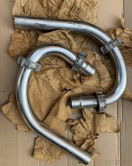 Originální výfuky Uloženka CCCP kolena doutníky matice objím - 10