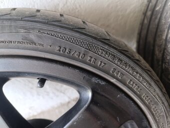 origo alu kola Audi TT 5x100 s pneu 205/40 r17 - 10