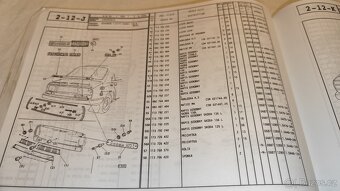 Škoda 105 120 125 130 135 136 Rapid - seznam náhradních dílů - 10