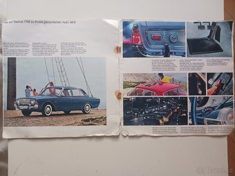 Dobové retro prospekty, manuály Ford Taunus, Cortina, Consul - 10
