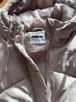 Hřejivá teplá delší bunda - kabát, nová Vel. XL - 10