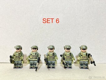 Rôzne sety vojakov (8ks) - typ lego, nové, nehrané - 10