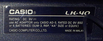 Klávesy Casio LK-40 učící - 10