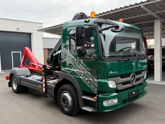 MERCEDES-BENZ ATEGO 1218 HÁKOVÝ NOSIČ vh100 HYDRAULICKÁ RUKA - 10