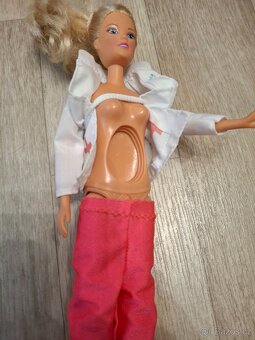 Barbie auto, těhotná Barbie, 12 x oblečení, šaty - 10