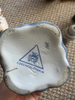 Růžový porcelán, porcelánová sada - 10