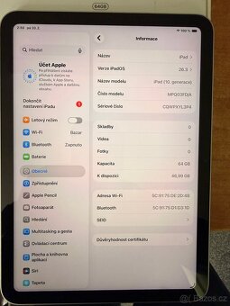 iPad 10th generace WiFi 64 GB - 10