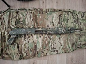 airsoft brokovnice Mossberg 500 s DIY KRYLON camo - 10