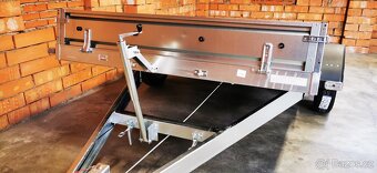 přívěsný vozík sklopný 1600 kg– 380x180x25 cm - 10