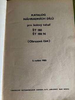 Knihy nahradních dílu - 10