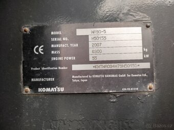 Čelní nakladač KOMATSU WA90-5 - 10