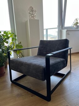 Designové křeslo - inspirace Poliform Gaston - 10