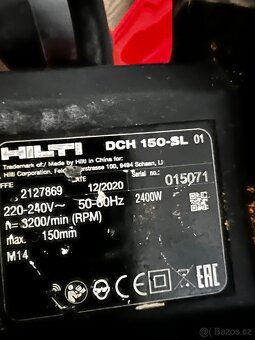 hilti DCH 150-SL drážkovačka s laserovou jednotkou - 10