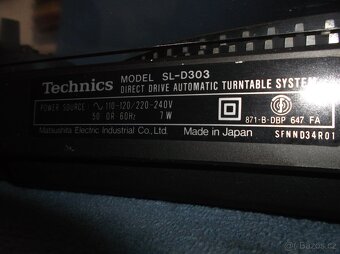 Gramofon TECHNICS SL-D303 s novou přenoskou - 10