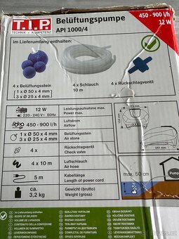 Jezírkové vzduchovací čerpadlo velké NOVÉ - 10