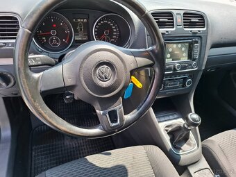 VW Golf VI 1.6 TDI 77kw Kombi Klima Model 2013 Nová Stk.. - 10