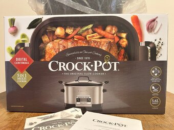 Multifunkční hrnec CrockPot (5,6ll) + NÁDOBA NAVÍC-TOP STAV - 10