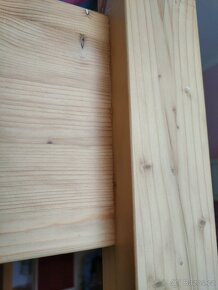 Zvýšená postel s úložnými schody 90x200 smrk - 10