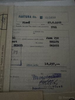 Jawa 250/590 Sport, 1966, platne doklady. - 10