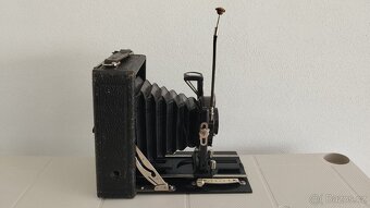 Starý velký měchový fotoaparát Voigtlander VAG Skopar - 10