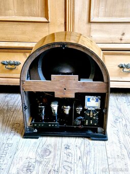 Starožitné rádio Telefunken 33WEa, rok 1930 - 10