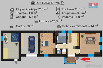 Prodej rodinného domu, 92 m², Jindice, pozemek 3026 m² - 10