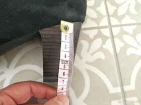 Nové černé semišové kotníkové boty dámské Tamaris 39 - 10