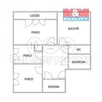 Prodej bytu 3+1, 65 m², Nový Jičín, ul. Máchova - 10