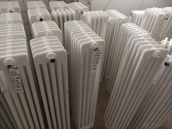 trubkové plechové retro radiátory - 10