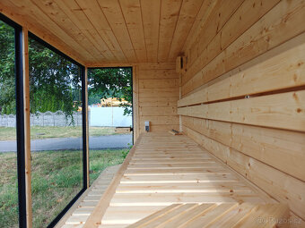 Finská venkovní sauna-Saunový domek Thermowood - 10