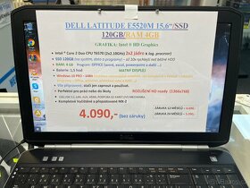 Dell Latitude E5520M 15,6"/SSD 120GB/RAM4GB/ZÁRUKA - 10