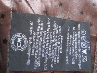 Bunda pravá kůže / látka, vel. L/40, s podšívkou - 10