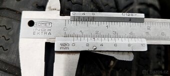 185/70 R14  zímní pneumatiky 2x 6mm 2x 5mm  4x100 - 10