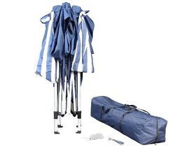 nový Nůžkový stan rychleskládací altán 3na3m modrý - 10