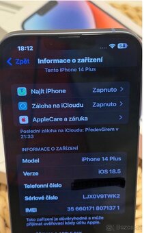 IPhone 14 Plus 128 gb modrý - 10