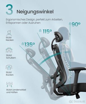 Nové ergonomické kancelářské křeslo - 10