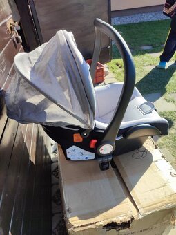 Nový kombinovaný kočárek 3v1 (růžový) - 10