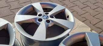 Alu kola originál Škoda Rapid 5x100 7x16 ET46 5JA 601 025 A - 10