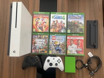 Microsoft XBOX ONE S 500GB + příslušenství + hry - 10