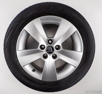 Škoda Rapid - Originání 15" alu kola - Letní pneu - 10