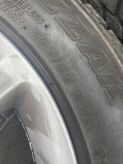 Alu disky 5x120 z vozu BMW řada 1, pneu zimní - 10