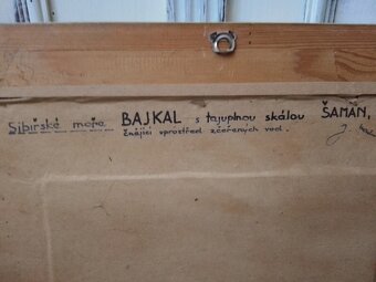 ORIGINÁL OBRAZ SIBIŘSKÉ MOŘE BAJKAL - 10