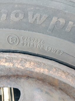Zimní pneu i s diskem 185/60 R14 Fabia I - 10
