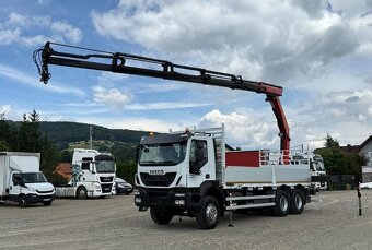 Iveco Trakker 410 - 6x4 - Valník + HR-PALFINGER PK 22002-EH - 10