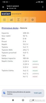 Prodám baterie lifepo4 10.24kwh - 10