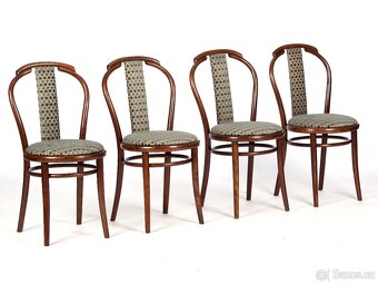 Krásné jídelní židle po renovaci, 4 kusy. - 10